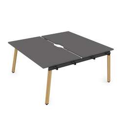 10БДНВ.285 Стол системы БЕНЧ, сдвоенный, на 2 рабочих места - начальный (1800*1635*7500)