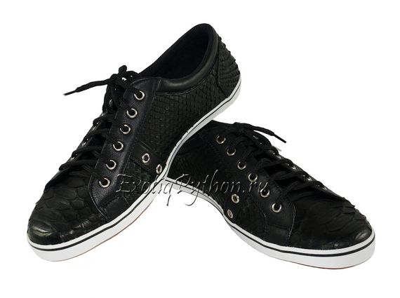 Кеды из кожи питона SH-35