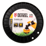 Леска для триммера квадрат 1,6мм х 370м, на DIN катушке FLEX CORD Denzel