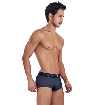 Мужские трусы хипсы черные Clever Moda MISTY TRUNKS 146411