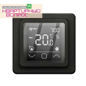 Терморегулятор CALEO C927 Wi-Fi Black встраиваемый, цифровой, программируемый, 3,5 кВт (черный)