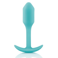 Анальная пробка для ношения цвета тиффани 9,6см b-Vibe Snug Plug 1 BV-007-MNT
