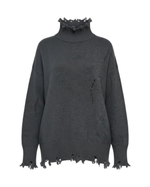 Кашемировый свитер “Torn” с рванным эффектом