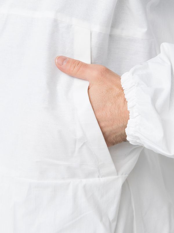 Костюм зимний маскировочный Метель с молнией ткань Бязь цвет Белый