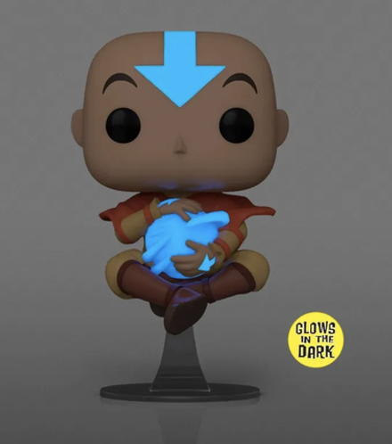Фигурка Funko POP! Animation Avatar The Last Airbender Floating Aang (светится в темноте) (Exc)