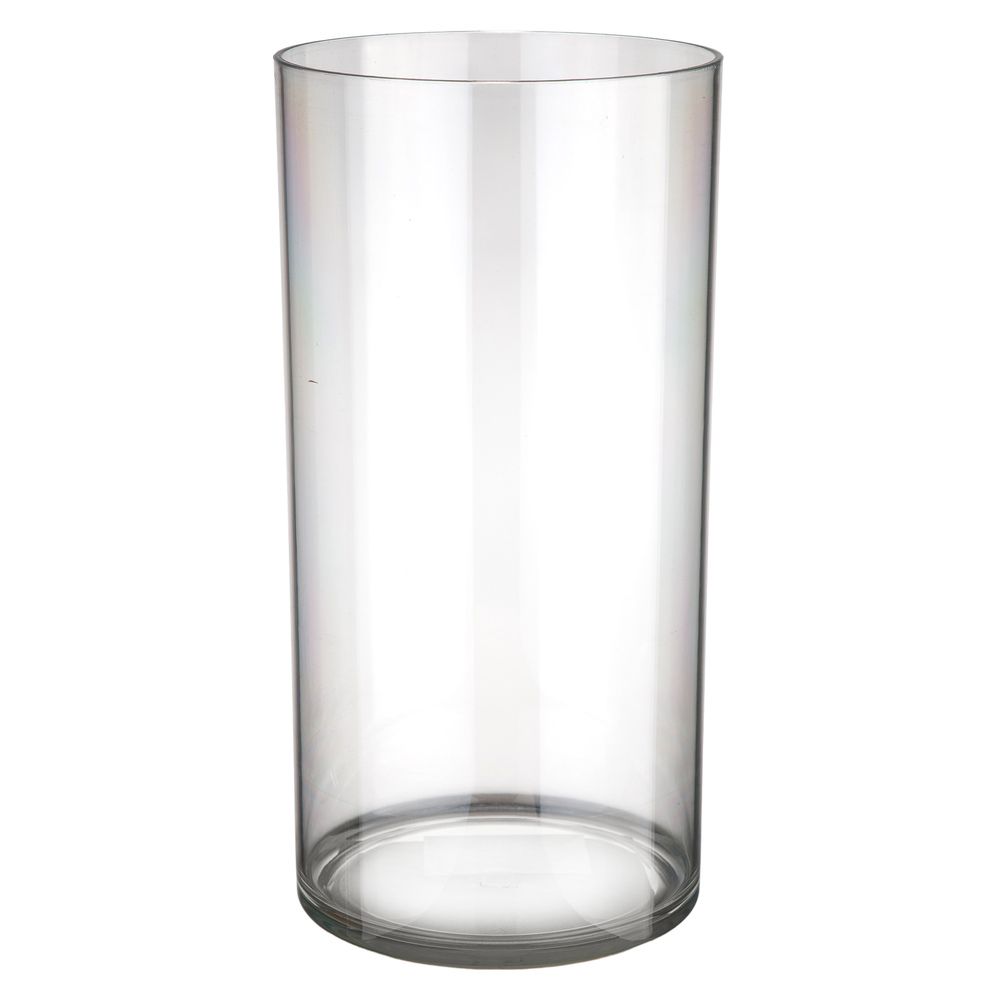 Вазон "Round" (пластик) D15xH40см (Прозрачный)