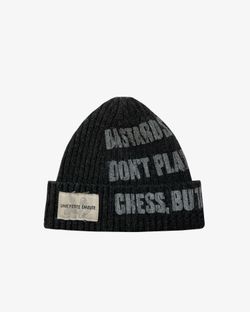 Шапка Однослойная Chess Bastards серая