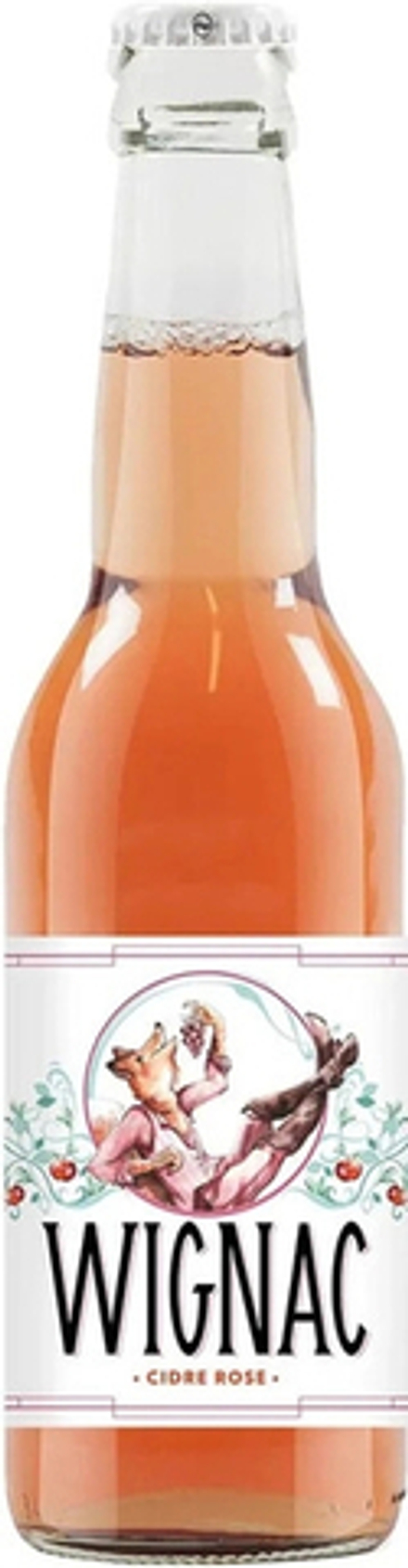 Сидр игристый Уиняк Розе / Cidre Wignac Rose Bio 0.33 - стекло