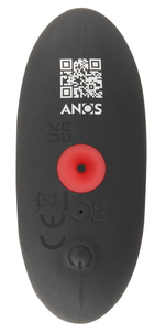 Черная расширяющаяся анальная пробка с вибрацией RC Inflatable Expander Plug with Vibration (Цвет: черный)