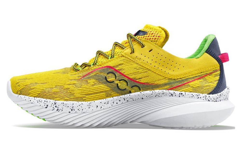 Saucony Kinvara 14 comfortable, lightweight, non-slip, wear-resistant, low-cut casual running shoes men's Jupiter yellow