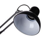 Светильник настольный BY Лунд Е27,60Вт,230В,85см, струбцина,подставка,каб.140см,металл,черный