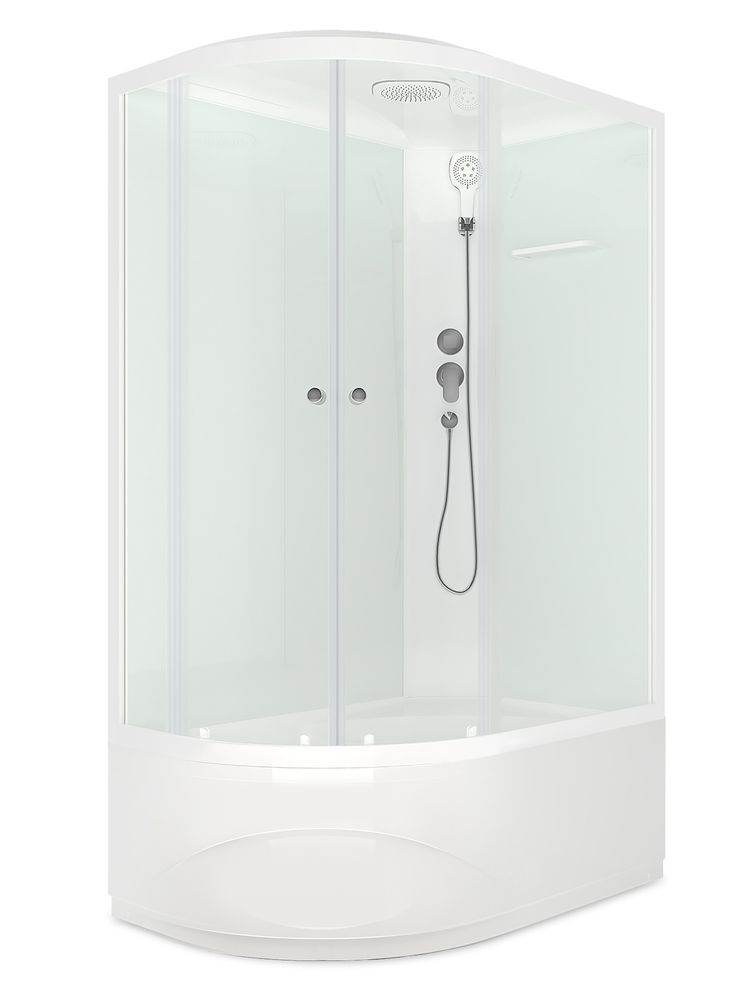 Душевая кабина DOMANI-Spa Delight 128 R, правая ,низ. поддон,мат,120х80х218