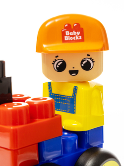 Конструктор пластиковый На стройке 21 дет. Baby Blocks