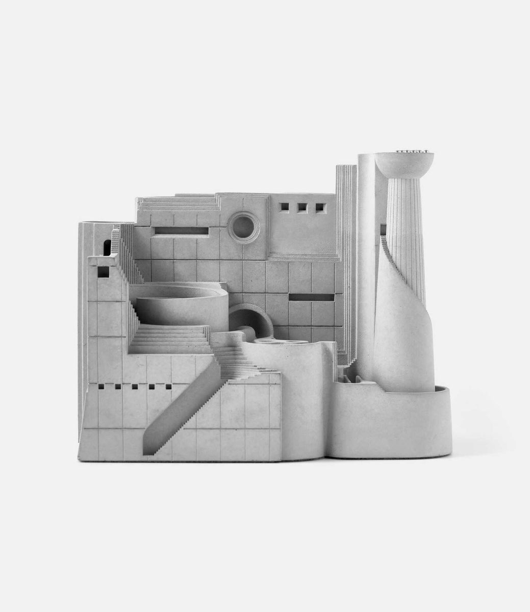 Material Immaterial The Factory — кинетическая скульптура из бетона