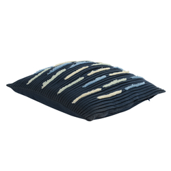 Подушка декоративная с бахромой и эффектом плиссе 45х45 Tkano Ethnic