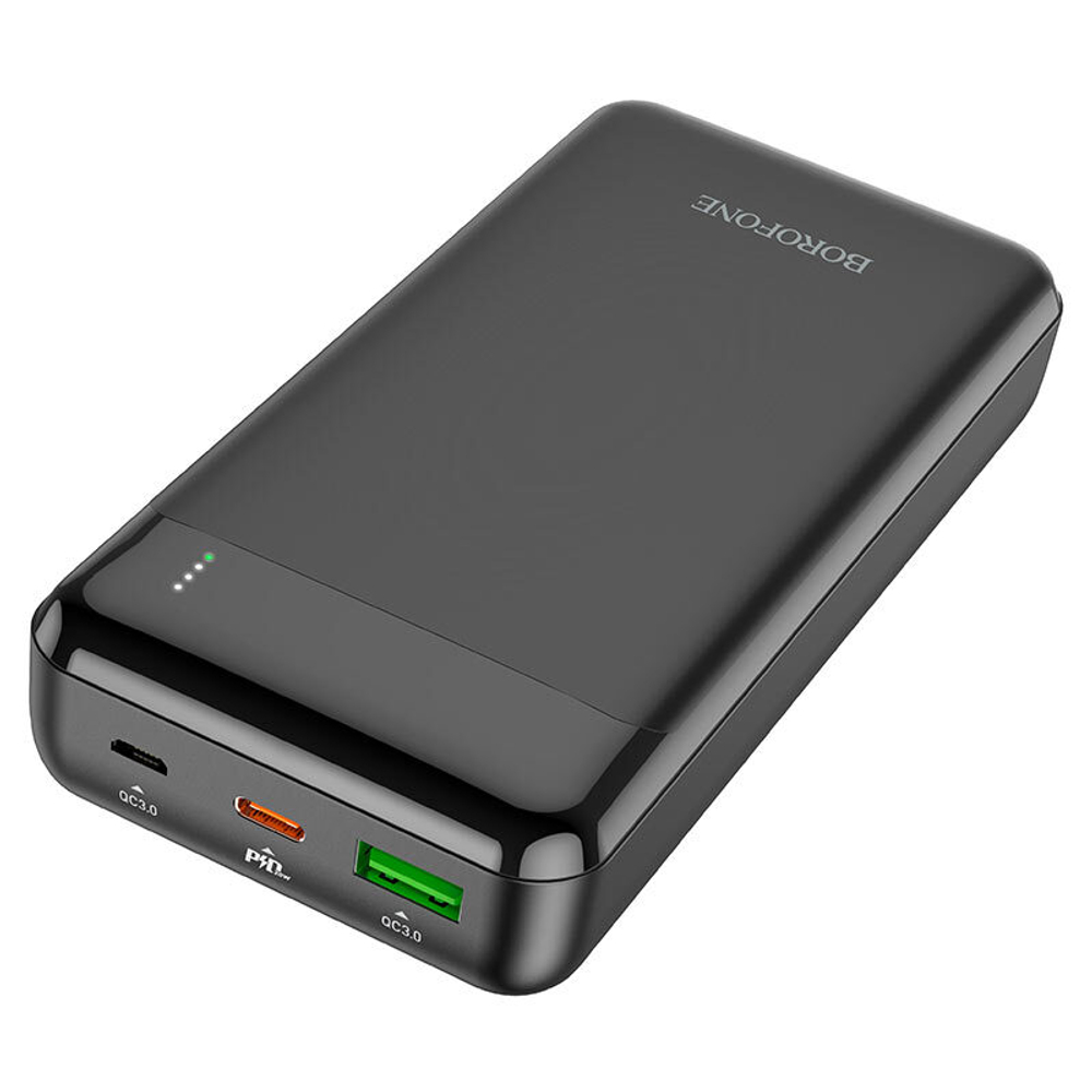 Портативный аккумулятор BOROFONE BJ19A 20000 mAh PD 20W+QC 3.0 (черный)