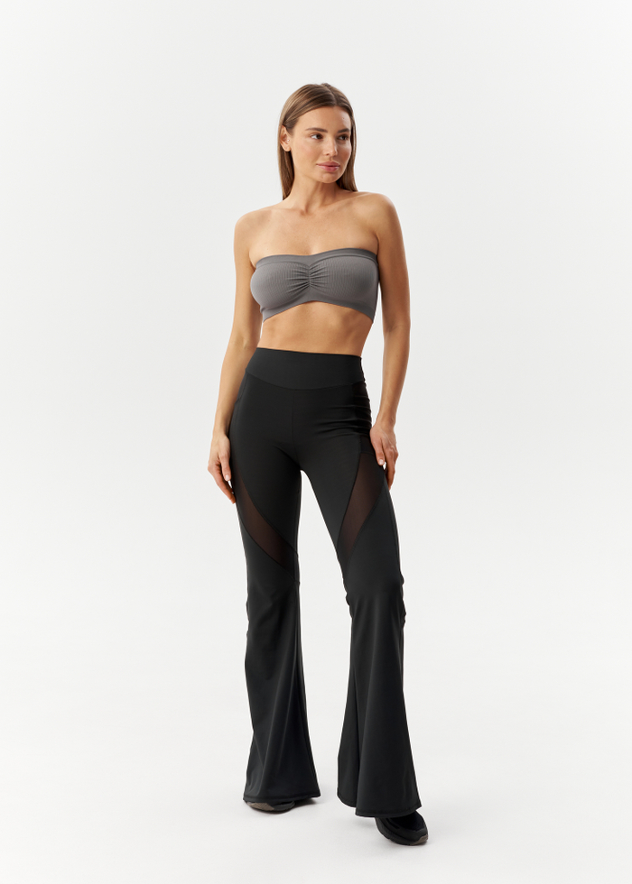 Бесшовный топ-бандо со стяжкой на груди из итальянской пряжи