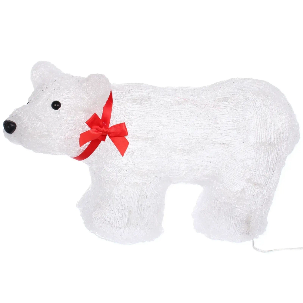 Фигура светодиодная «Медведица» 40*17,5*22 см, 50 ламп LED, авторежим, 220V, Белый