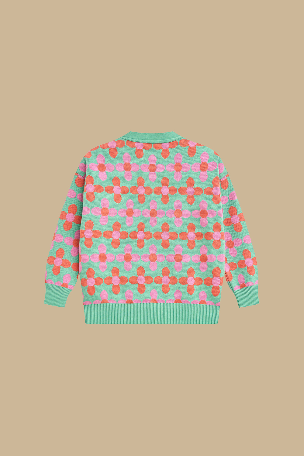 Трикотажный кардиган Pink Flowers / Choo Choo