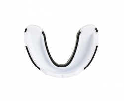 Капа одночелюстная Clinch Champion Triple Layer Mouthguard бело-черно-оранжевая C514