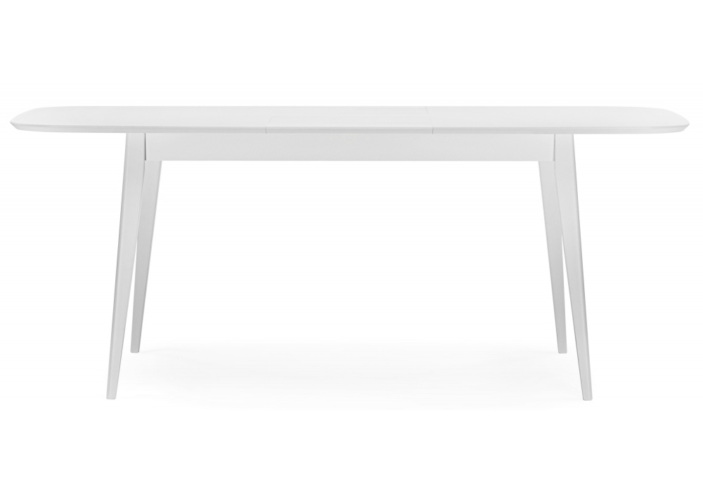 Стол деревянный Woodville Адель 145(190)x80 белый матовый