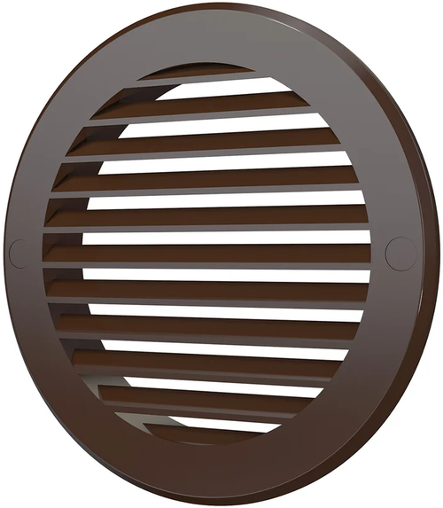 Решетка вентиляционная круглая ф125 12РКН/Эра коричневая 251851