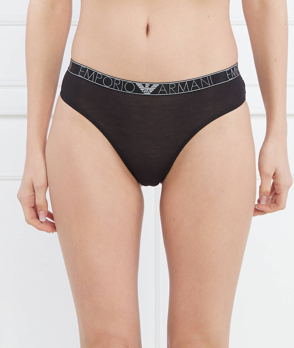Бразильские трусики Emporio Armani - черный(162525 3R221)
