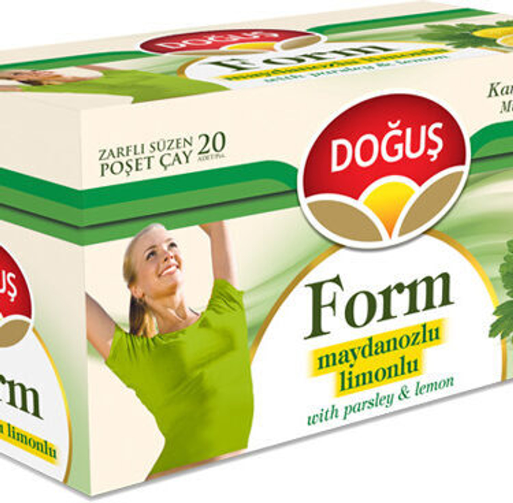Чай FORM микс c листьями петрушки и лимона (MAYDANOZLU LIMONLU), Dogus, 20 п