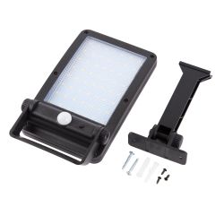 USL-F-561-PT165 SENSOR N1 Садовый светильник на солнечной батарее. с датчиком движения. 6Вт. Кронштейн в-к. Белый свет 4000K. Корпус черный. TM Uniel