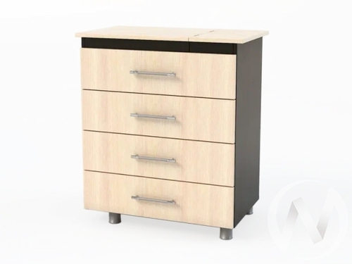 Комод К-1.4 с гладильной доской (венге/дуб молочный)