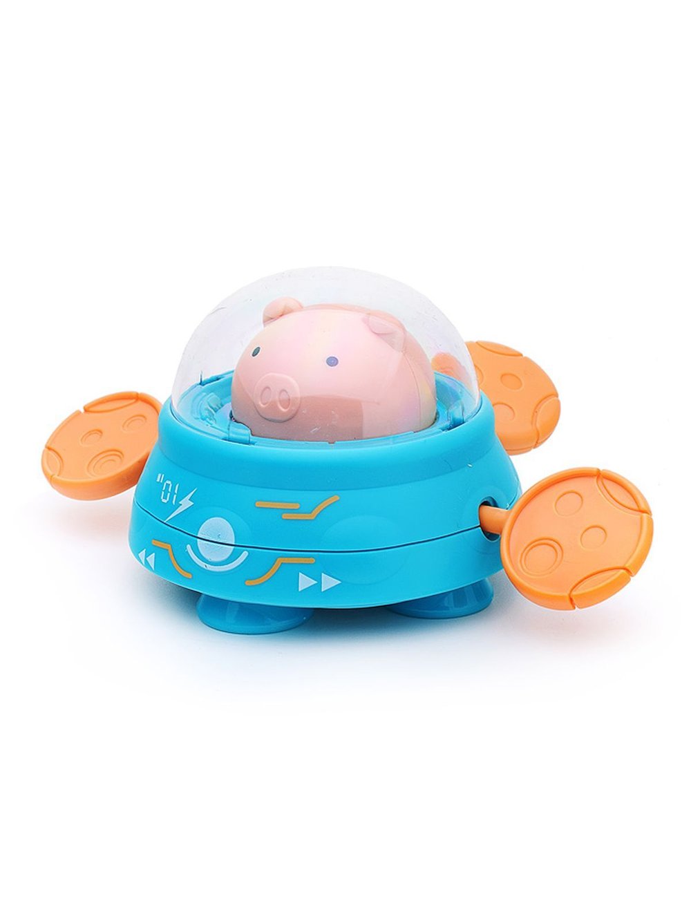 Заводная игрушка Поросенок в подводной лодке (RT1301)