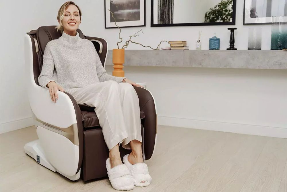 Массажное кресло Sigma от Casa&More Бежево-Коричневое