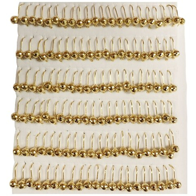 Мормышки вольфрамовые №3 Шар, цвет золото, 0,27 гр.( набор 10 штук) цена указана за 1 штук