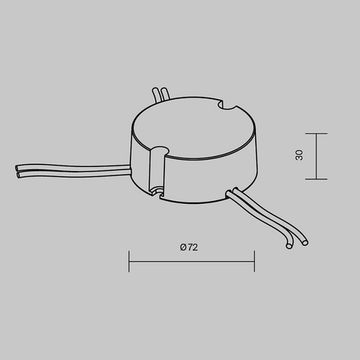 Источник тока 721032 белый DALI NFC DT6 36W 600-1200mA +PUSH DIM Maytoni