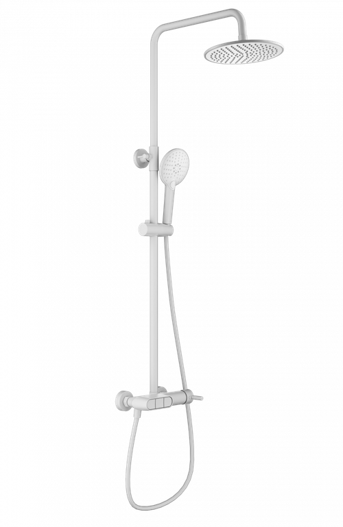 Душевая система WONZON & WOGHAND MUSE Corno, Белый матовый (WW-A30653-MW)