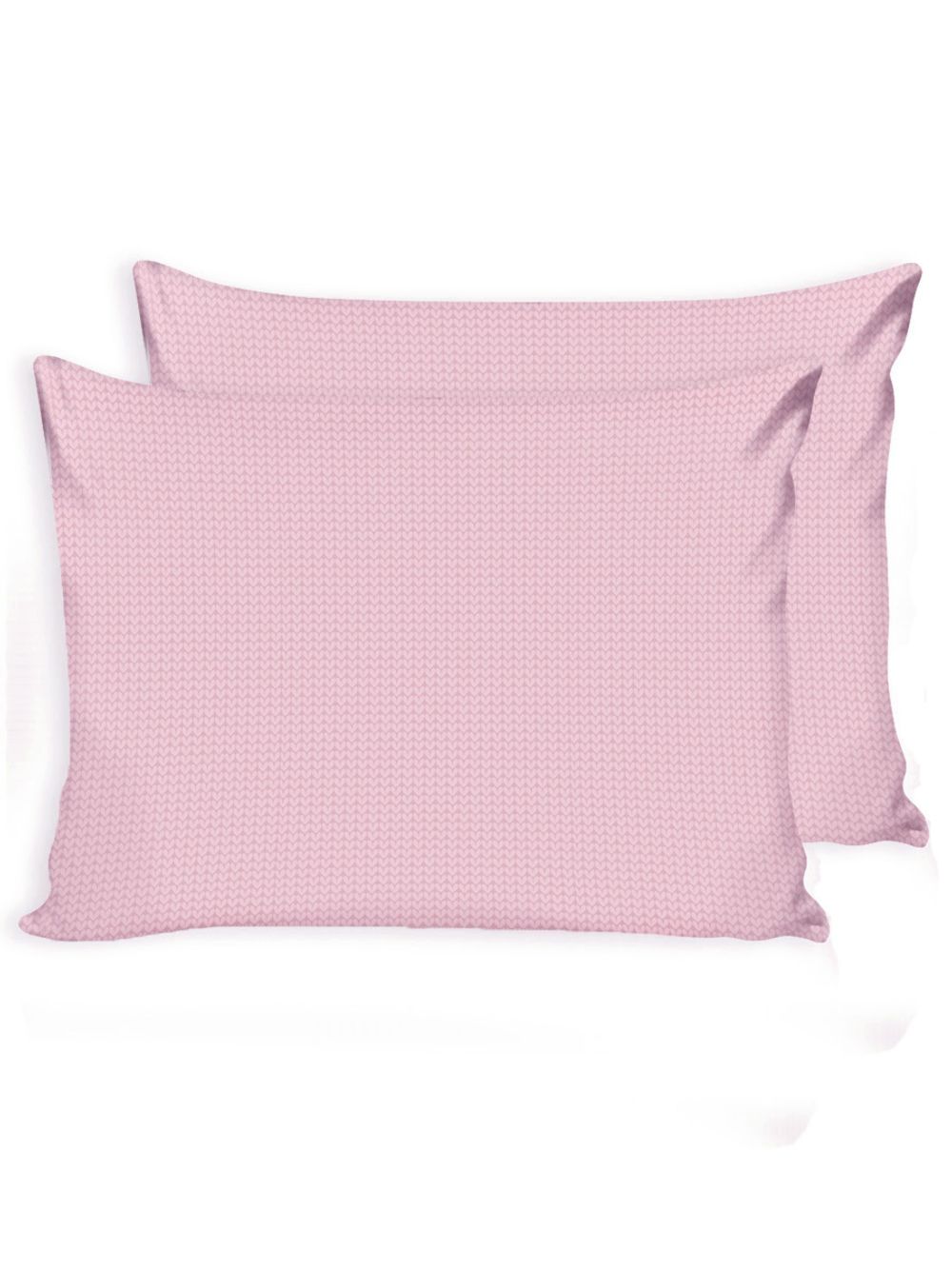 Наволочка комплект 2шт Сказка "Вязание розовое" 40х60 см, перкаль