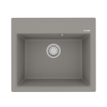 КУХОННАЯ МОЙКА ИЗ КВАРЦГРАНИТА LEMARK HANKA 570 ЦВЕТ: ГРЕЙ (9910015)