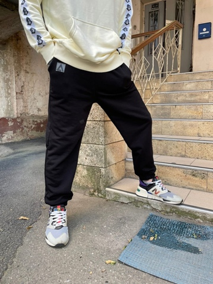 Трикотажные брюки SPACE OverSize Чёрный