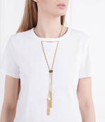 Блузка + цепочка Elisabetta Franchi - белый(MA01231E2)