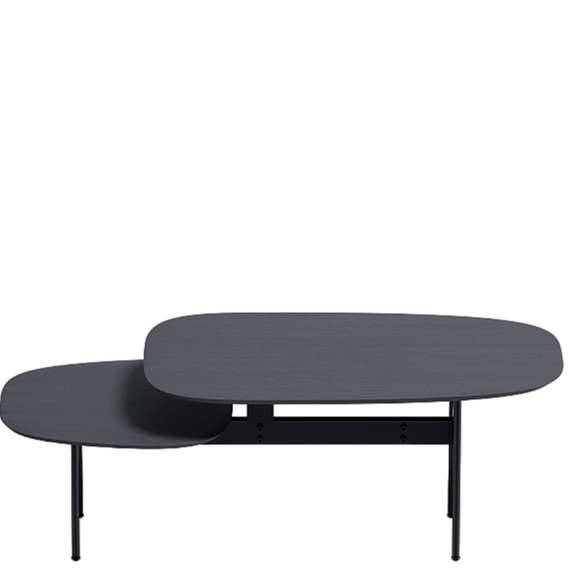 Журнальный столик Step L, черный ясень