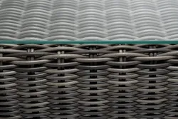 "Боно" лаунж-зона из искусственного ротанга, цвет графит