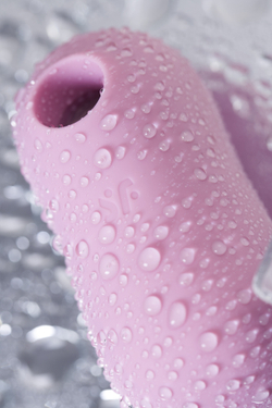 Вакуум-волновой бесконтактный стимулятор клитора Satisfyer Cotton Candy, силикон, фиолетовый, 8,6 см