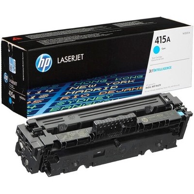 Картридж HP W2031A (415A) для LJ Enterprise M455/M480, Pro M454/M479 голубой (2.1k)