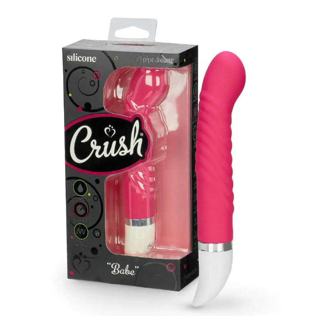 Вибратор силиконовый Babe, 18 см