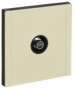 FORTE&PIANO Розетка TV оконечная FP828M металл серый сланец IEK