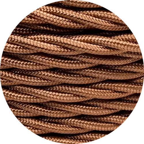 Провод витой ретро Медь глянец BIRONI B1-424-074 / 3х1,5