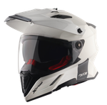 Шлем AXOR X-CROSS DUAL VISOR SC, с визором, цвет белый (M)