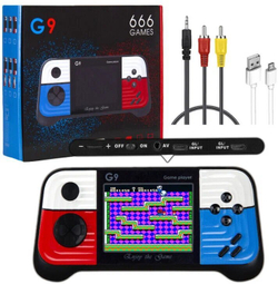 Игровая приставка с 666 играми - Game Box G9 красная