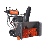 Снегоуборщик бензиновый гусеничный двухступенчатый PATRIOT Сибирь 130 ET с электростартером 220В 426108130