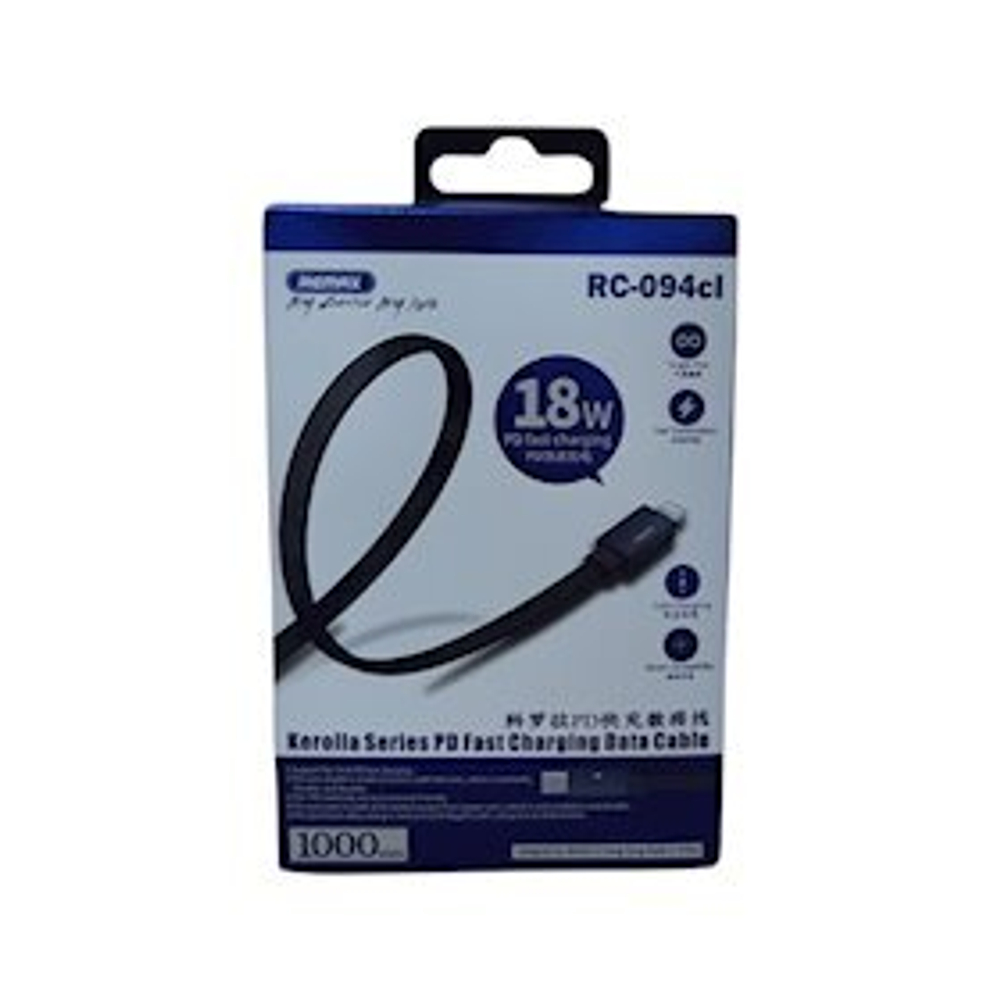 Кабель 1m Type-C/Lightning PD RC-094 Kerolla blue